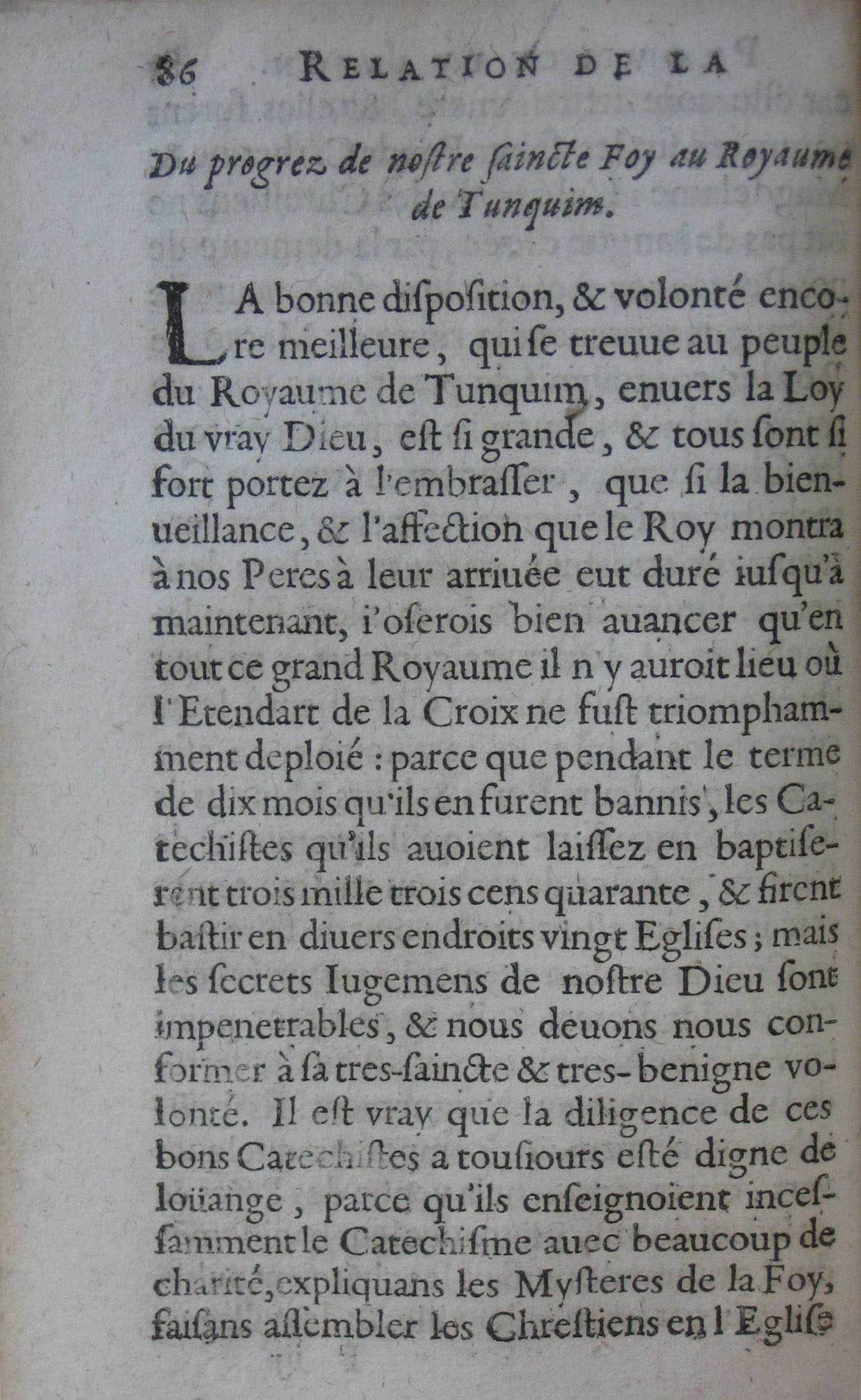 p. 86- Du progrez de nostre saincte Foy au Royaume de Tunquim.JPG