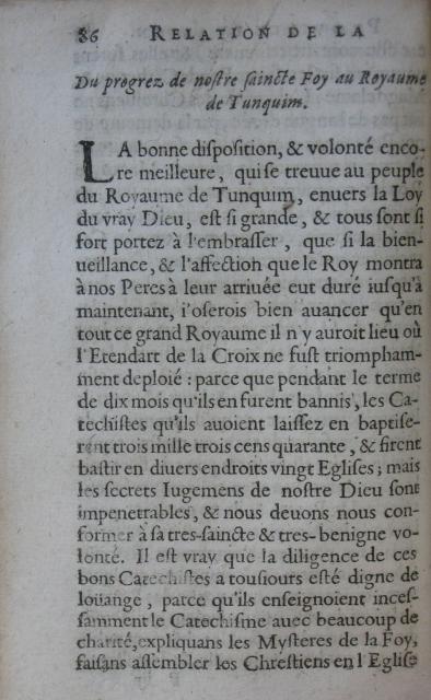 p. 86- Du progrez de nostre saincte Foy au Royaume de Tunquim.JPG