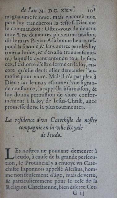 p. 101- La residence d'un Catechiste de nostre compagnie en la ville Royale de Ieudo..JPG