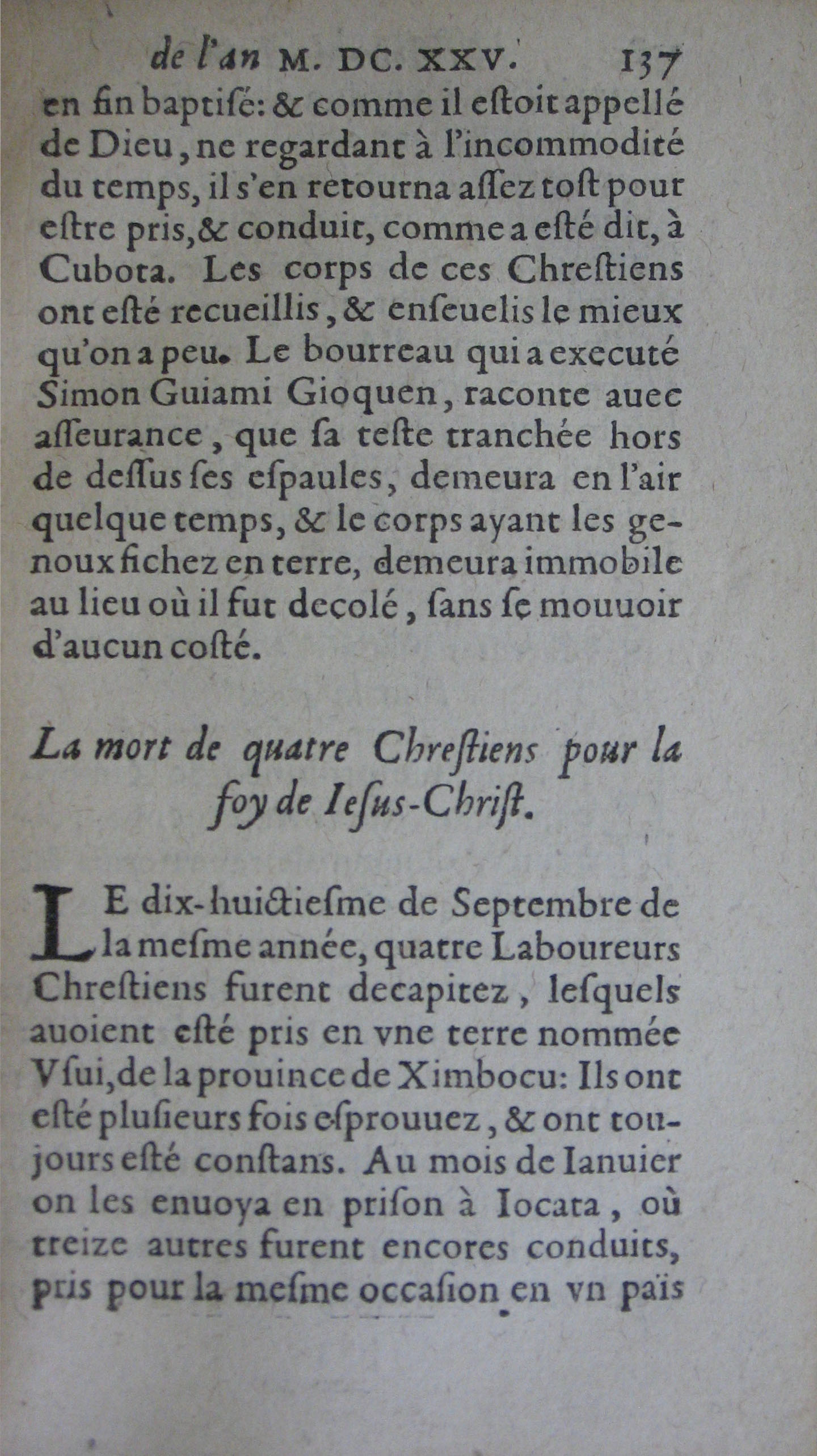 p. 137- La mort de quatre Chrestiens pour la foy de Jesus-Christ..JPG