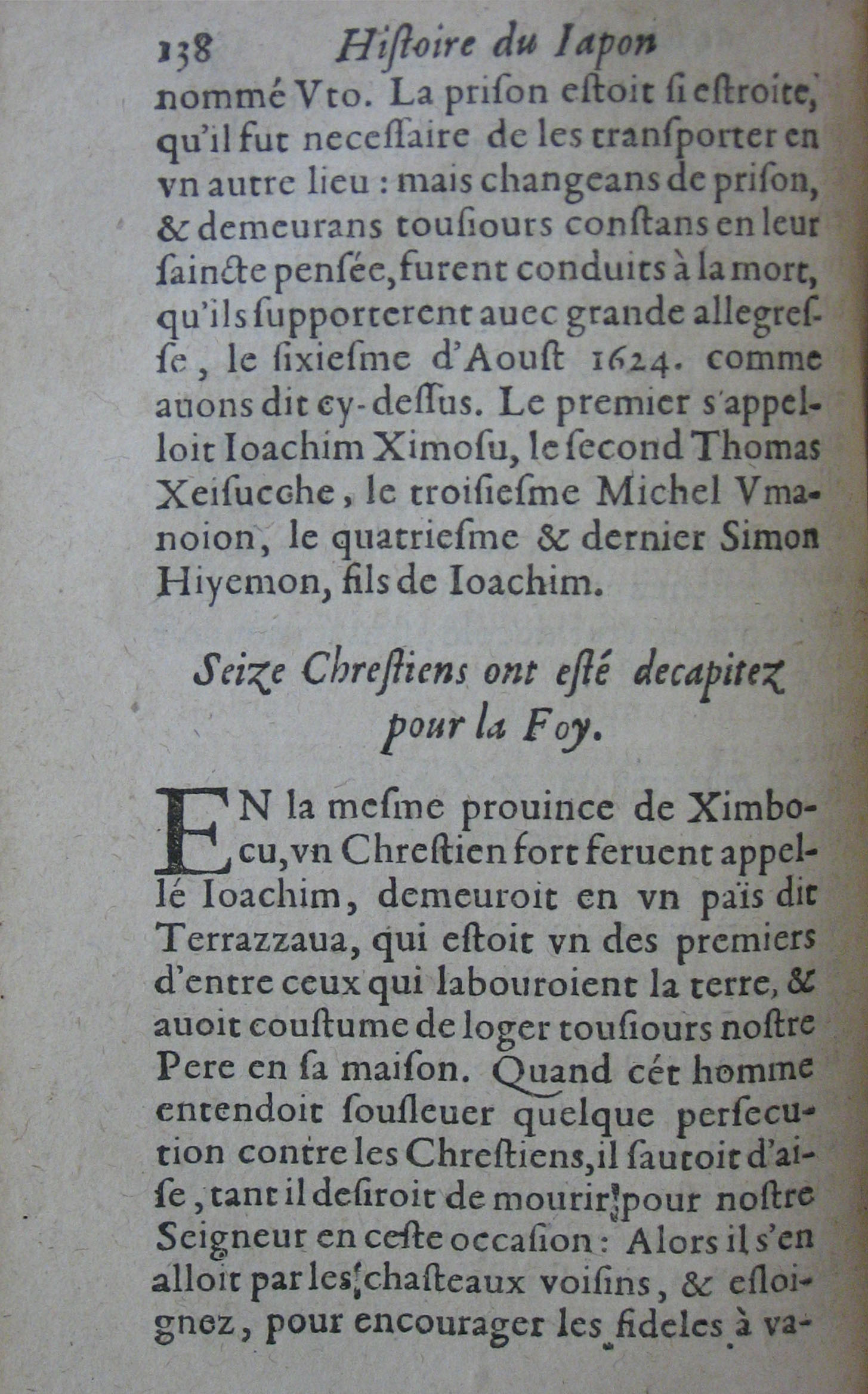 p. 138- Seize Chrestiens ont esté decapitez pour la Foy..JPG