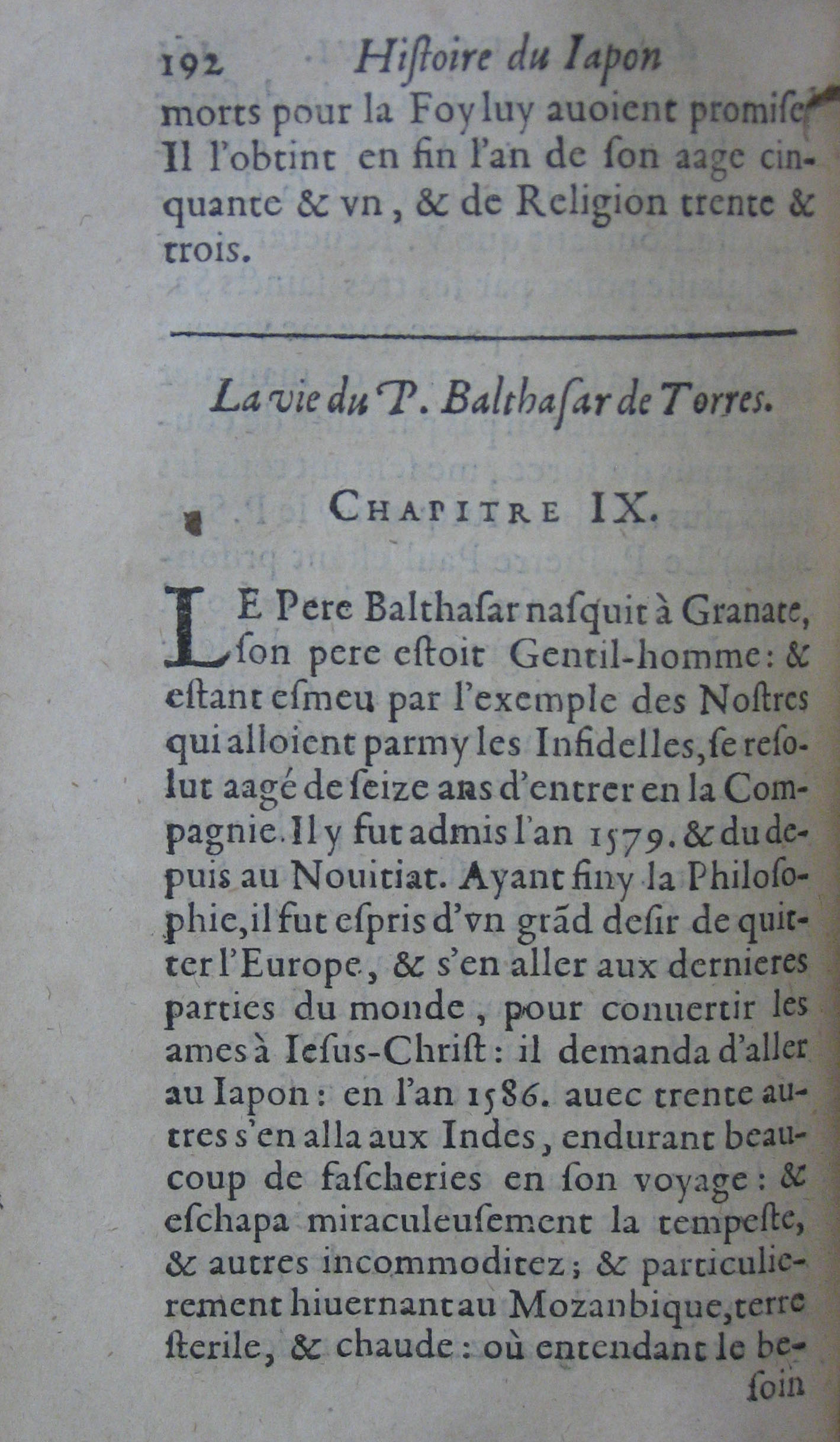 p. 192- La vie du P. Balthasar de Torres.JPG