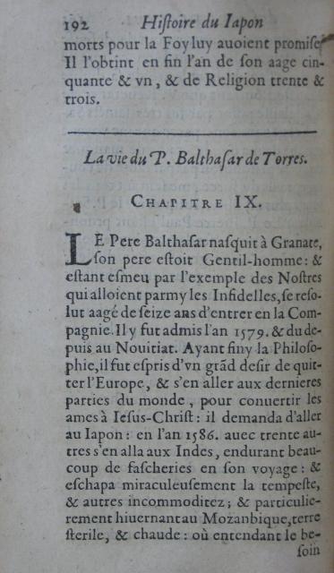 p. 192- La vie du P. Balthasar de Torres.JPG