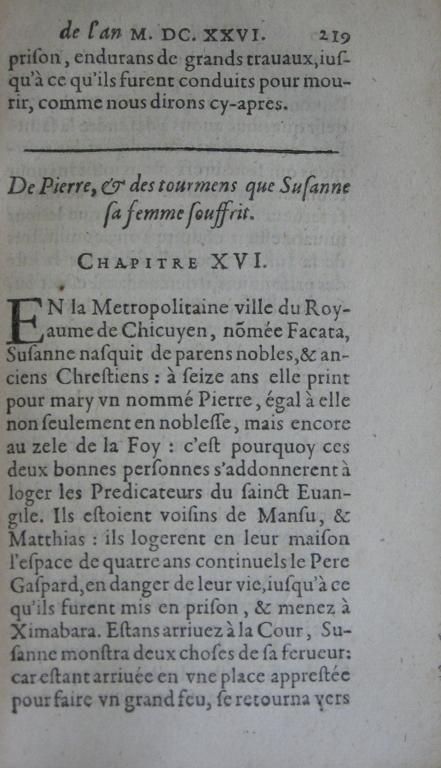 p. 219- De Pierre, & des tourmens que Susanne sa femme souffrit.JPG