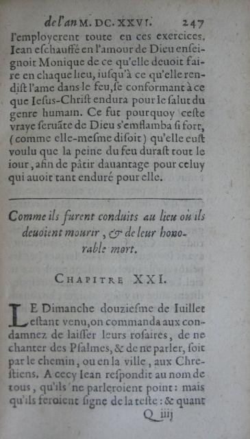 p. 247- Comme ils furent conduits au lieu où ils devoient mourir, & de leur honorable mort..JPG