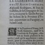 p. 474- RELATION DE LA GLORIEUSE MORT DES PP. ROCH GONZALES, Alphonse Rodgriguez, & Jean de Castill, .JPG