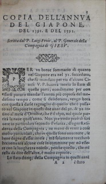 p. 3- Copia dell'annu del Giapone, del 1591. e del 1592..JPG