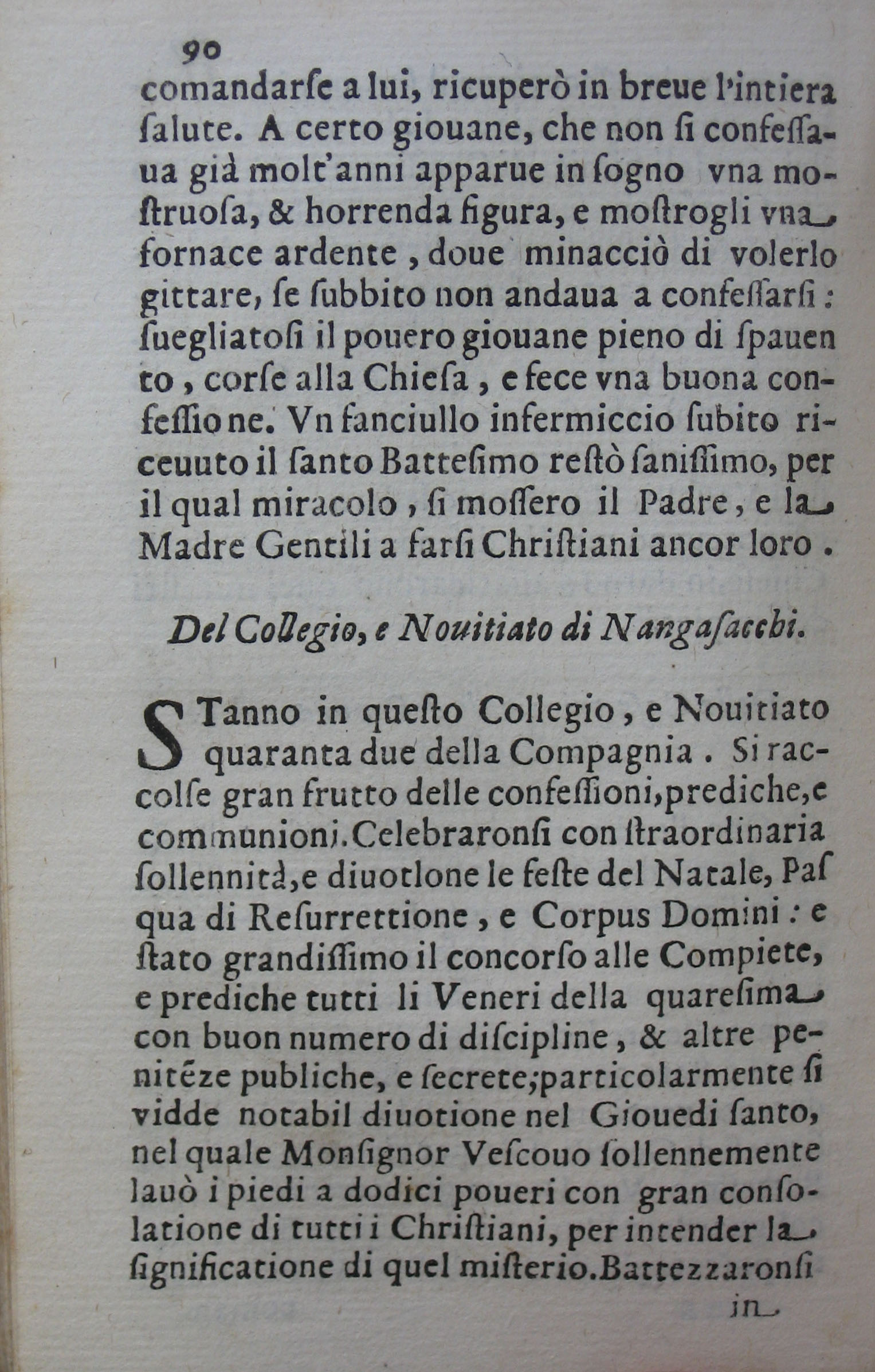 p. 90- Del Collegio, e Novitiato di Nangasacchi.JPG