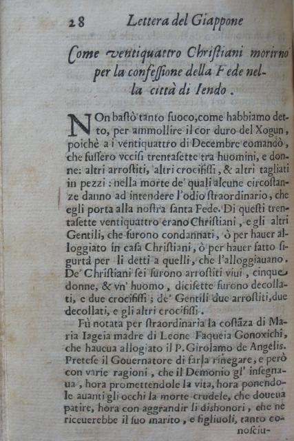 p. 28- Come ventiquattro Christiani morirno per la confessione della Fede nella città di Iendo.JPG