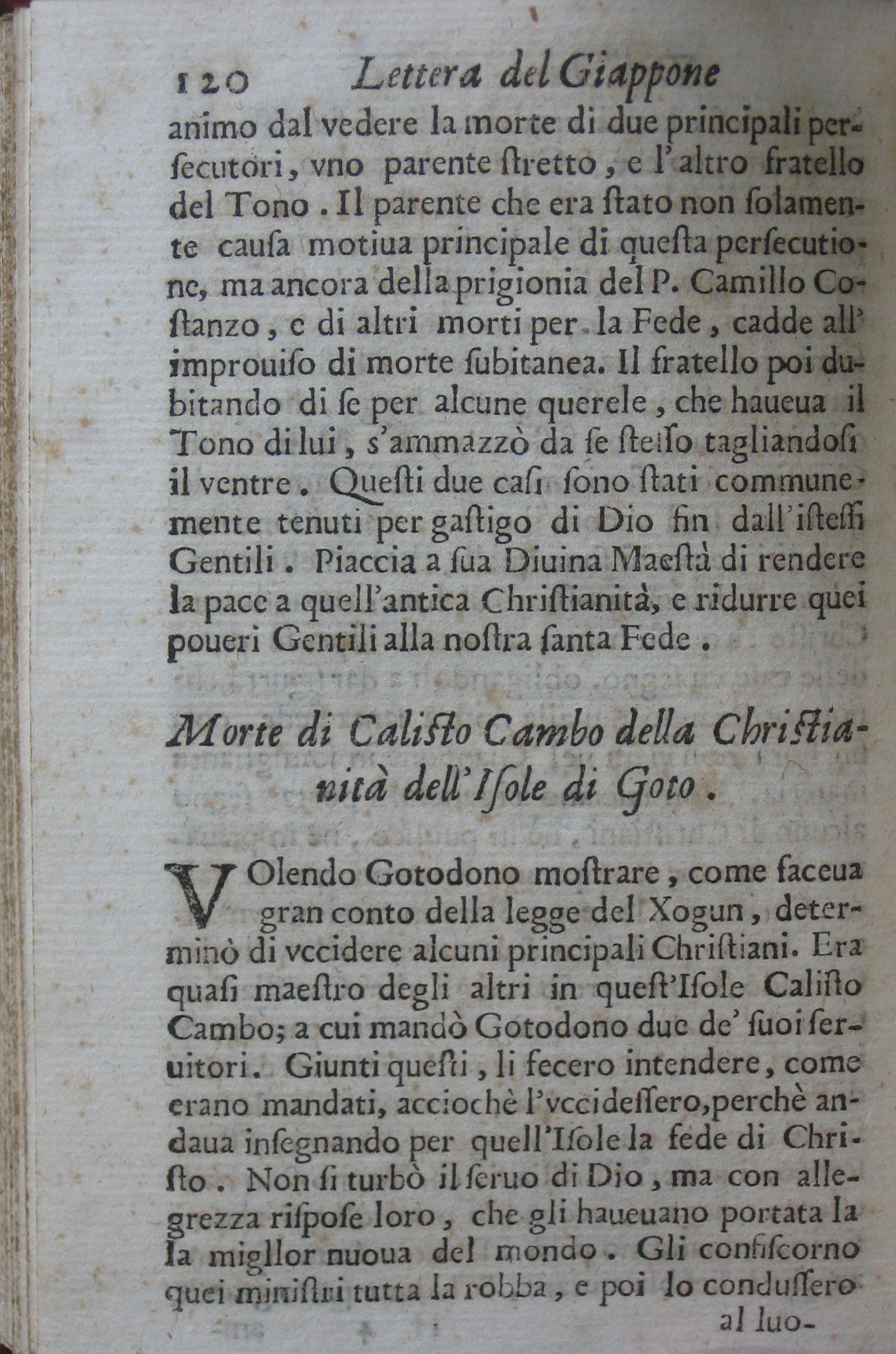 p. 120- Morte di Calisto Cambo della Christianità dell'Isole di Goto.JPG
