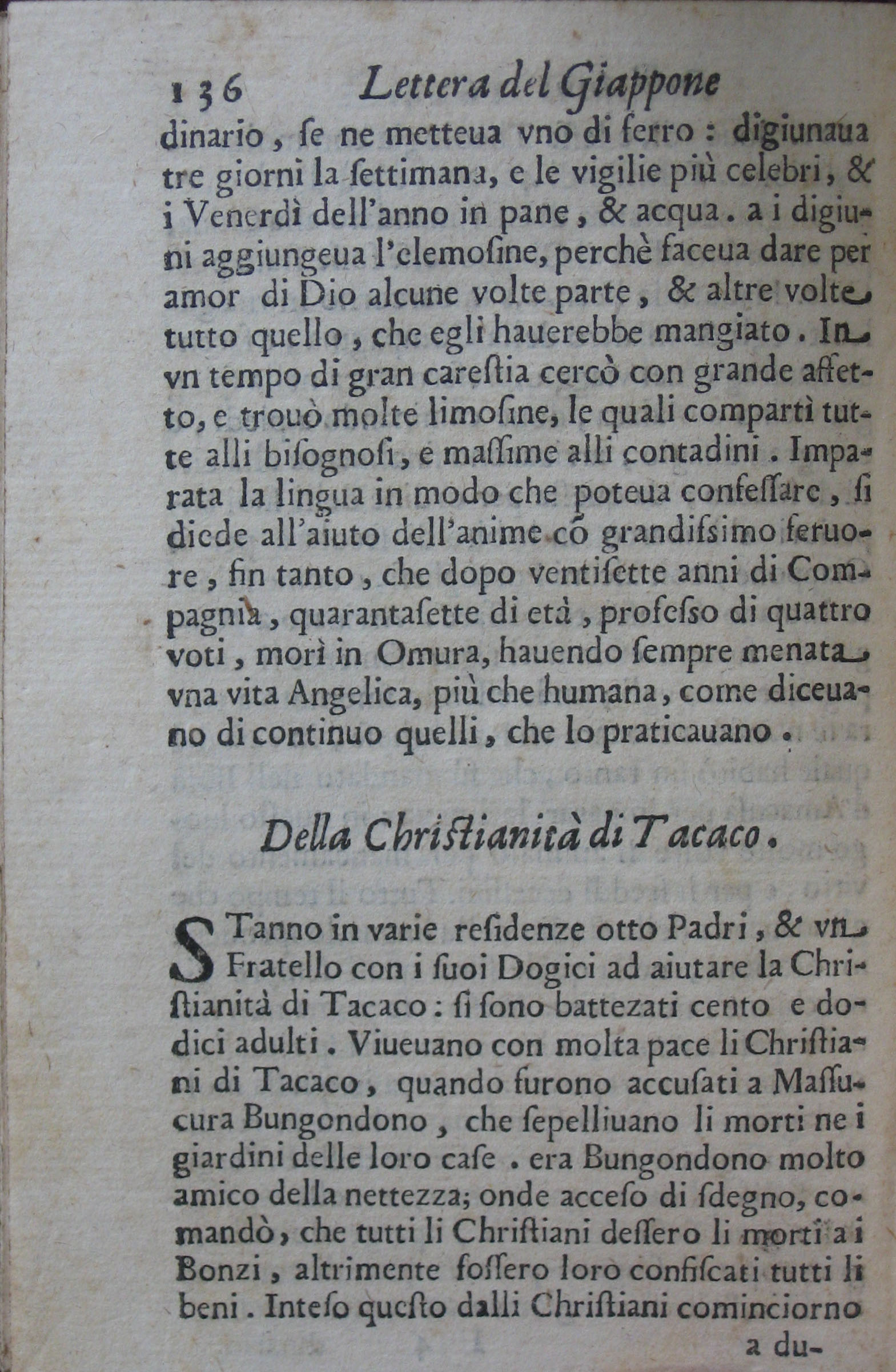 p. 136- Della Christianità di Tacaco.JPG