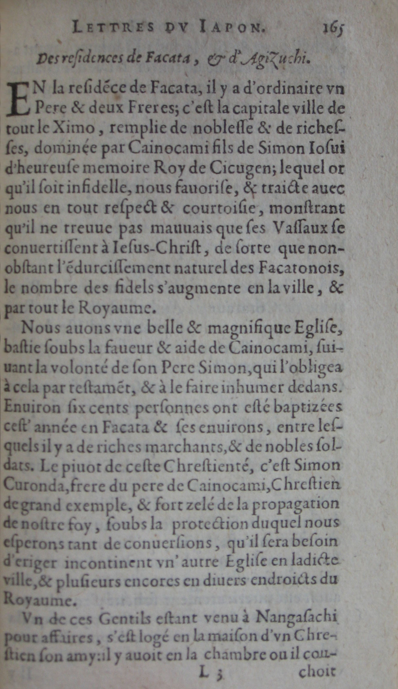 p. 165- Des residences de Facata, & d'Agizuchi.JPG