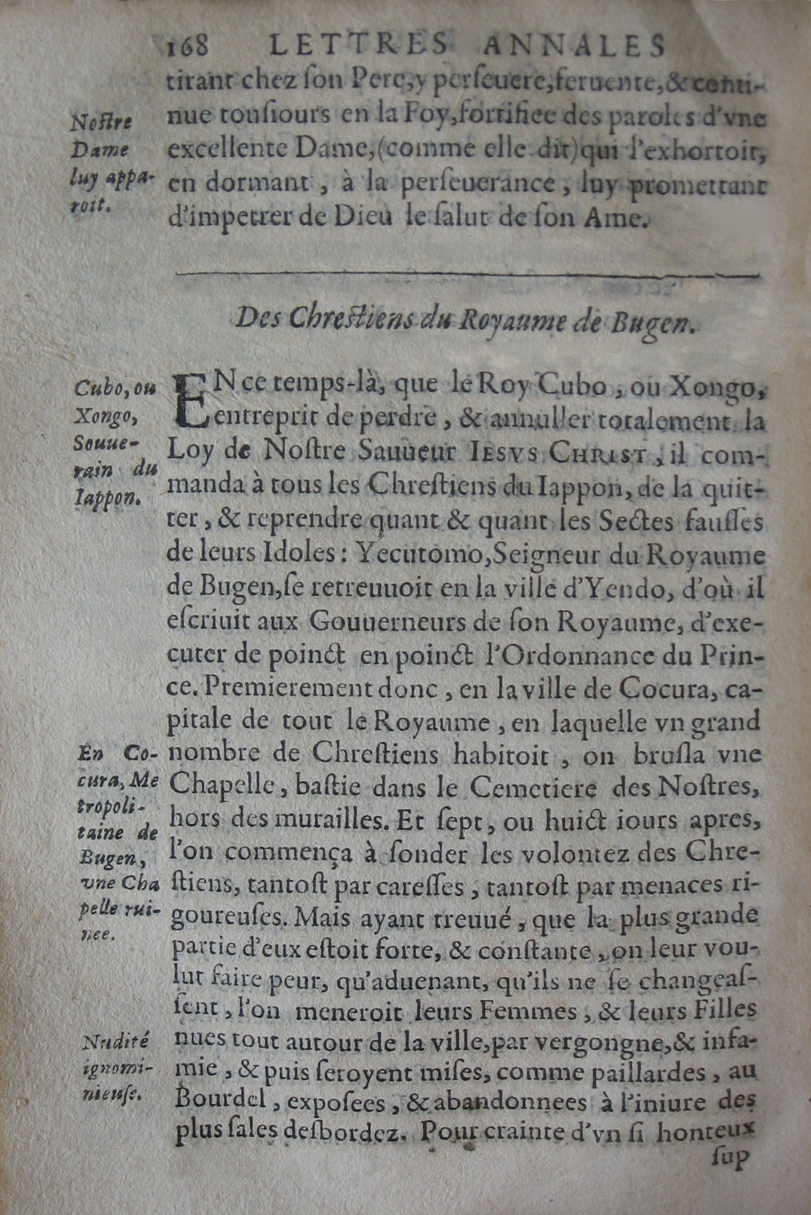 p. 168- Des Chrestiens du Royaume de Bugen.jpg