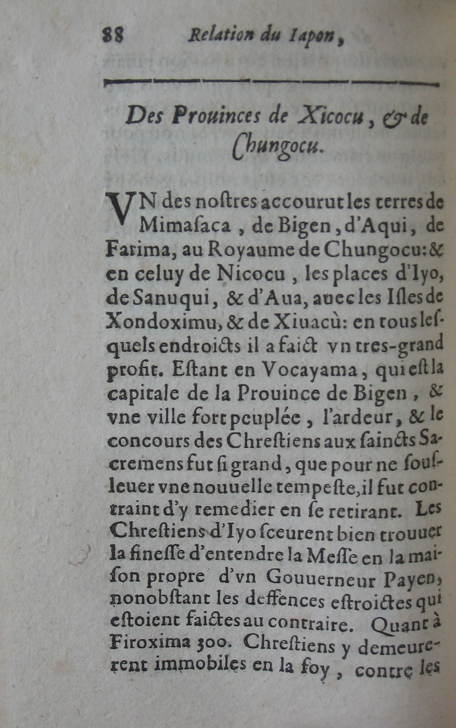 p. 88- Des Provinces de Xicocu, & de Chungocu.JPG