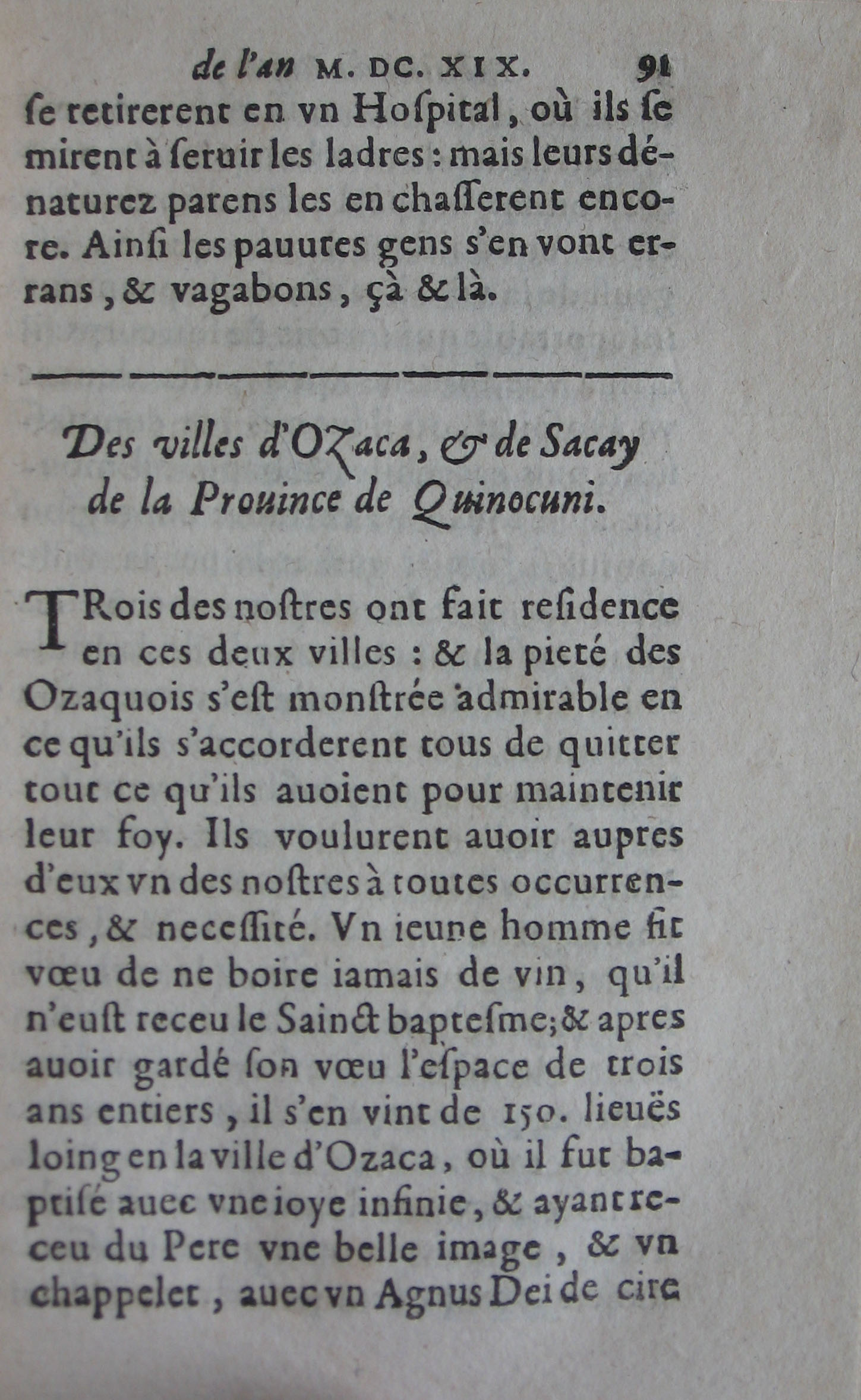 p. 91- Des villes d'Ozaca, & de Sacay de la Province de Quinocuni.JPG