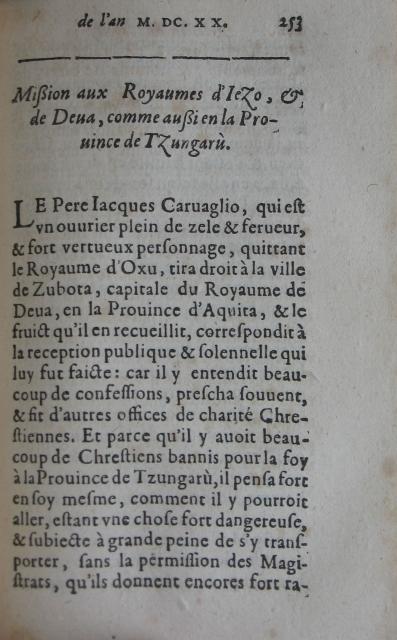 p. 253- Mission aux Royaumes d'Iezo, & de Deua, comme aussi en la Province de Tzungarù.JPG