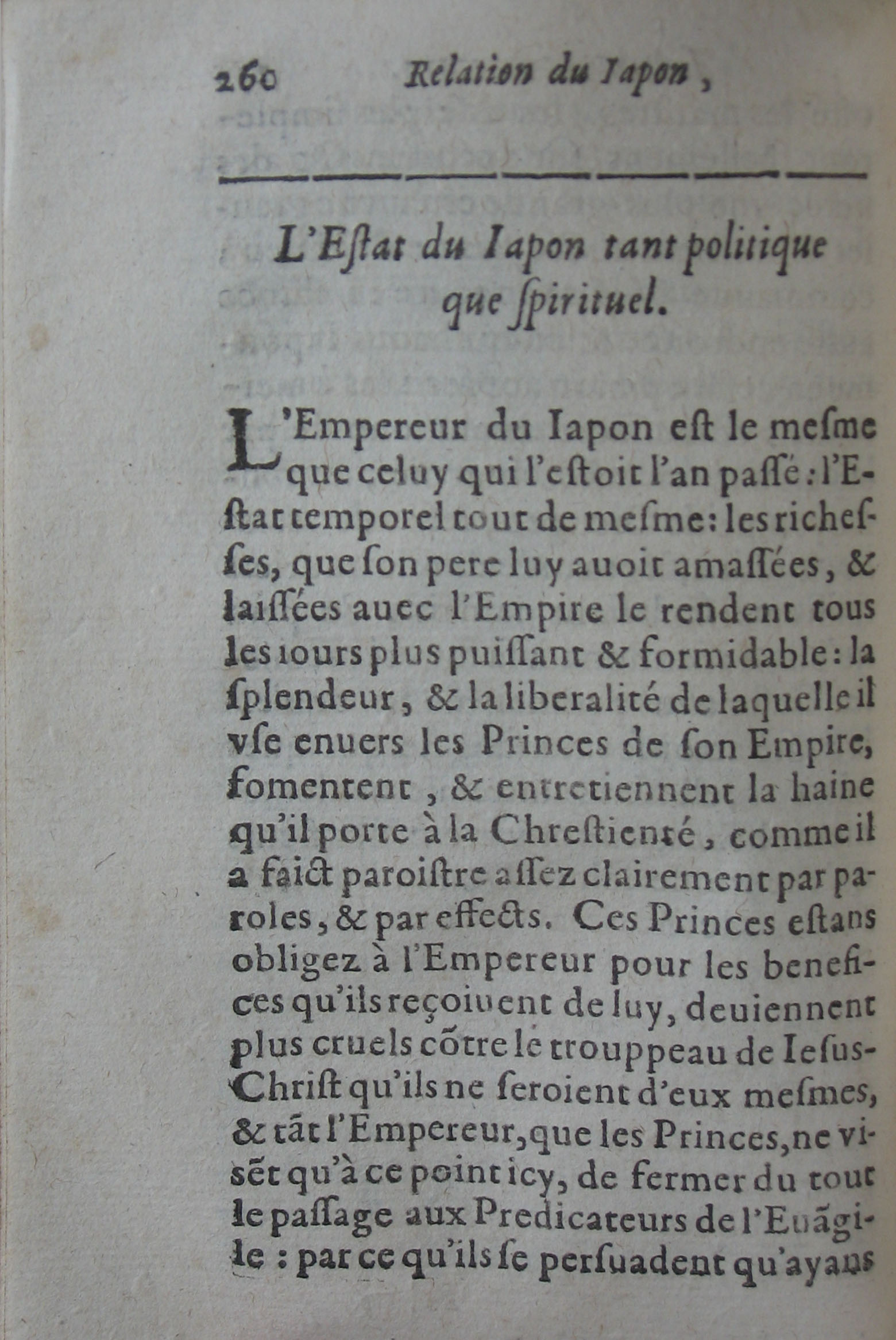 p. 260- L'Estat du Japon tant politique que spirituel.JPG