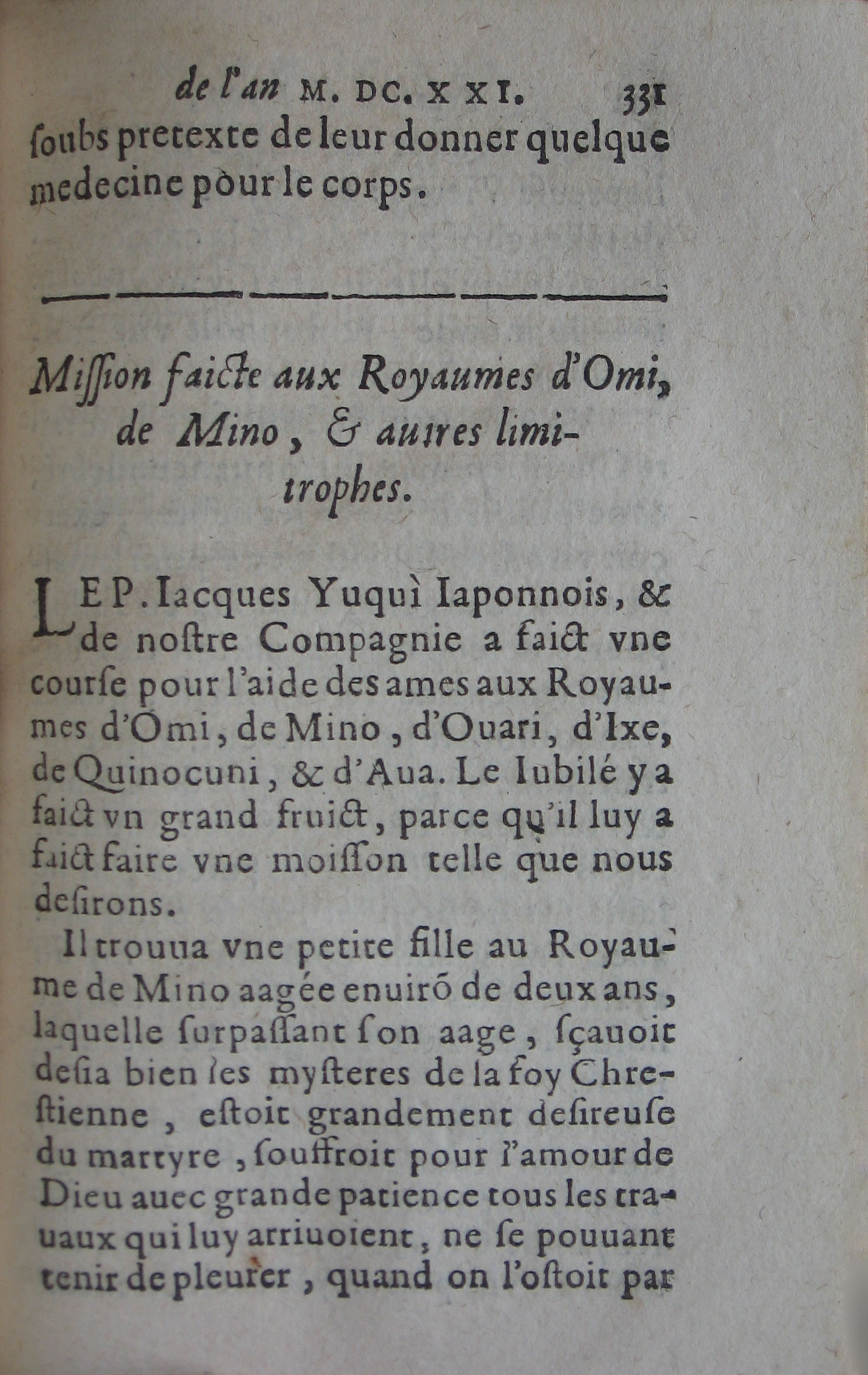 p. 331- Mission faicte aux Royaumes de Mino, & d'autres limitrophes.JPG