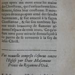 p. 339- Des Chrestiens du Royaume d'Oxù, & de Deua; Une nouvelle tempeste s'esmeut contre l'Eglise par Date Masamune Prince 