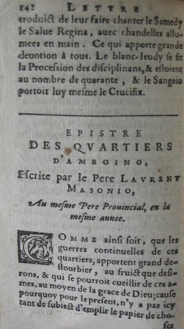p. 142- EPISTRE DES QUARTIERS D'AMBOINO,.JPG
