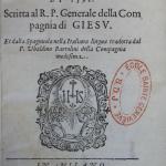 Lettera del Giapone de gli anni 1591 et 1592. Scritta al R.P. Generale della Compagnia di Giesù